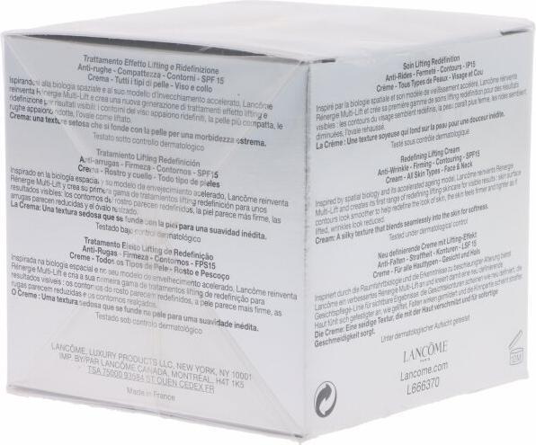 Produktbild Lancôme Renergie Multi-Lift (50 ml, Tagescreme, Bis SPF 10)