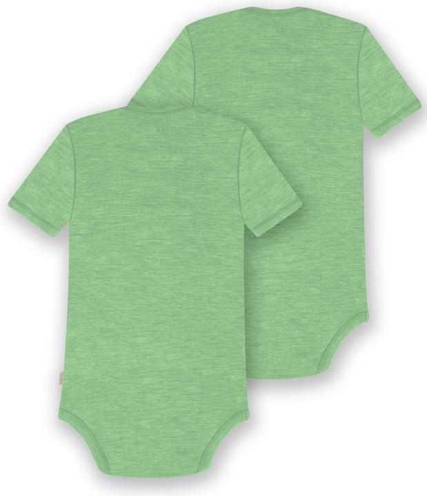 Actual product image Normani Set of 2 baby merino bodysuit short sleeves "Tauranga" - 9289 (92)