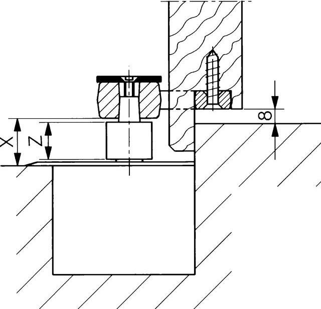 Produktbild Dormakaba Steckachse zu BTS 75V / 80 / 84 (Zimmertür, Eingangstür, Holztür, Balkontür)