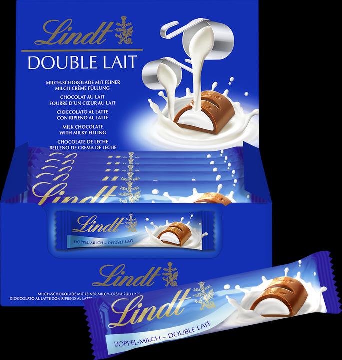 Produktbild Lindt Schokoladenriegel Doppelmilch (684 g)