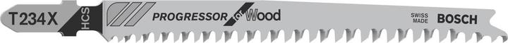 Bosch Professional Zubehör Jigsaw blade T 234 X Progressor for Wood, pack of 3
