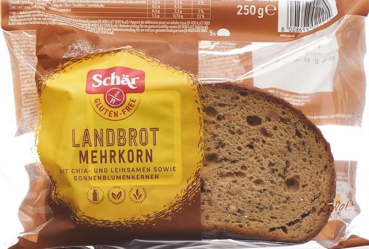 Actual product image Schär Country bread multigrain gluten-free (250 g)