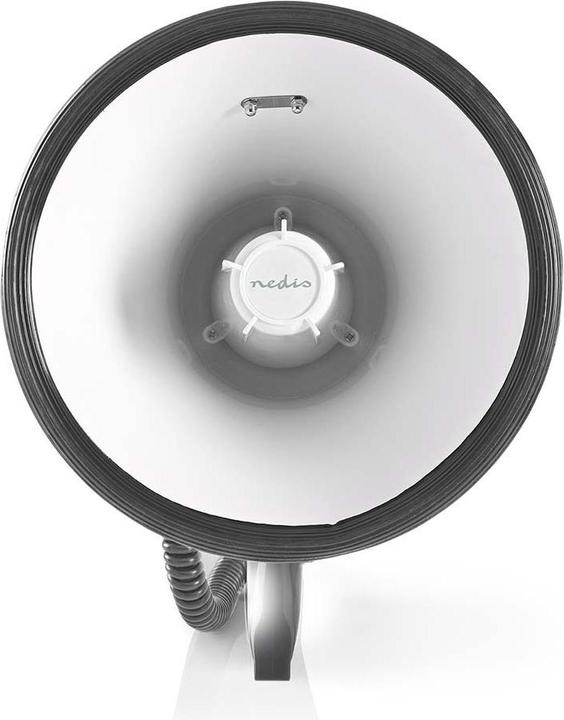 Actual product image Nedis Megaphone | Maximum range: 1500 m | Max. volume control: 135 dB | Detachable microphone (Megaphone)