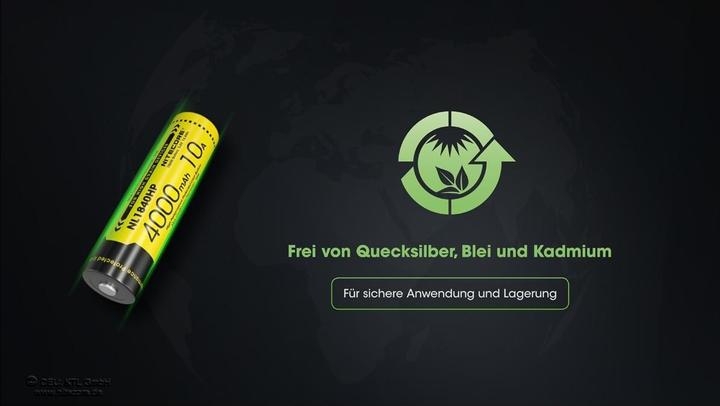 Image du produit Nitecore NL1840HP (1 pcs, 18650, 4000 mAh)