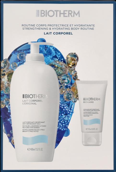 Actual product image Biotherm Lait Corporel L'Original Set Body Lotion 400ml + Hand Cream 50ml (Body care set)