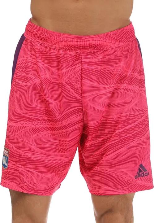 Actual product image adidas Mens Olymipique Lyonnais Goalkeeper Shorts (L)