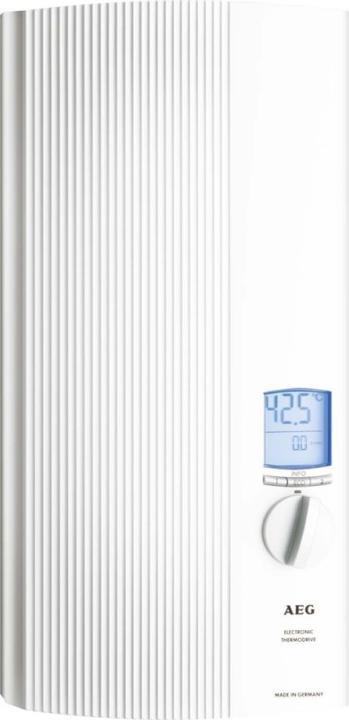 Immagine prodotto AEG Haustechnik DDLE ÖKO TD 18/21/24 kW Scaldabagno istantaneo completamente elettronico, LCD, funzione ECO, doccia