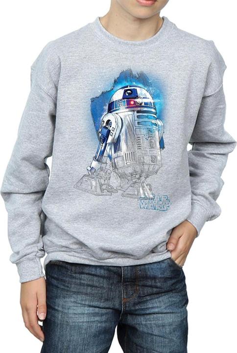 Actual product image Star Wars Boys R2-D2 Brushed Cotton Sweatshirt (140, 146)