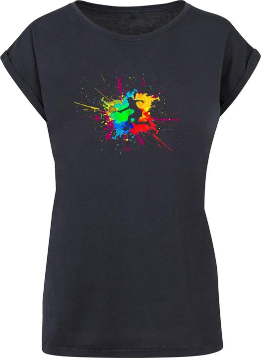 Merchcode Ladies Color Splash Player Extended Shoulder Tee - 116313