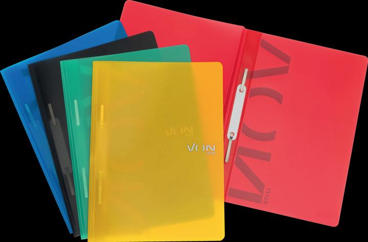 Actual product image von Hallers A4 loose-leaf binder, 5 pieces, multi-coloured (A4, 5 x)