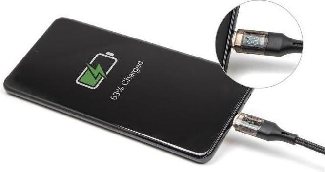 Actual product image Delock USB 2.0 data and fast charging cable USB Type-C plug (2 m, USB 2.0)