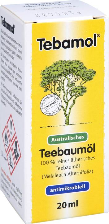 Image du produit Tebamol HUILE DE BOIS DE THÉ, 20 ml d'huile (Huile pour le corps, 20 ml)