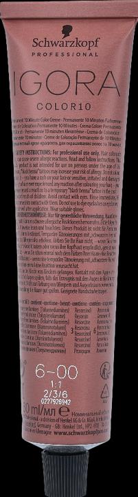 Produktbild Schwarzkopf Professional Igora Color10 Haarfarbe (6-00 Dunkelblond Natur Extra)