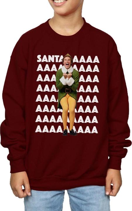 Immagine prodotto Elf Buddy Santa Scream Felpa Ragazzi (140, 146)