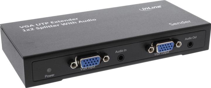 Actual product image InLine 1 to 2 VGA Extender & Splitter over UTP