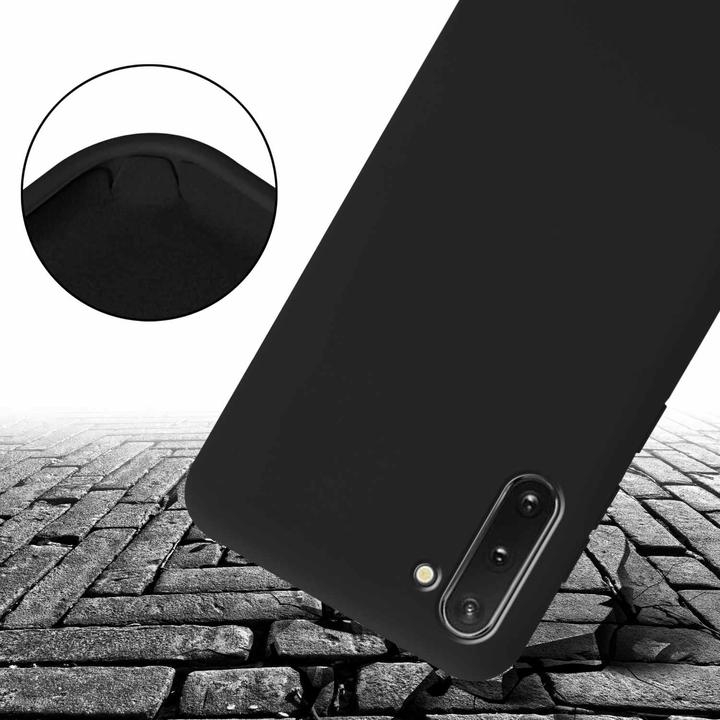 Actual product image Cadorabo Necklace Case Liquid TPU Handy Kette Liquid (Samsung Galaxy Note 10)
