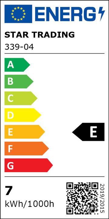 Energie-Label Star Trading LED Lamp E27 Frosted Duo Pack (E27, 7 W, 806 lm, F)