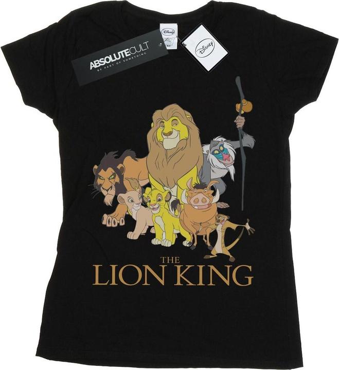 Actual product image Disney Womens/Ladies The Lion King Group Cotton T-Shirt (L)