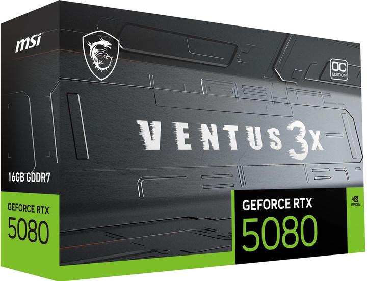 Image du produit MSI GeForce RTX 5080 VENTUS 3X OC (16 Go)