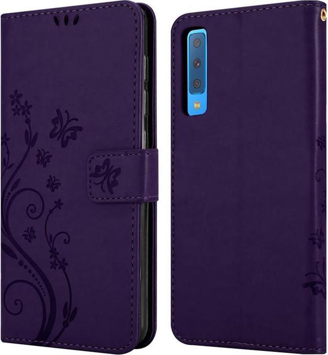 Image du produit Cadorabo Pochette Flower Book (Samsung Galaxy A7 (2018))
