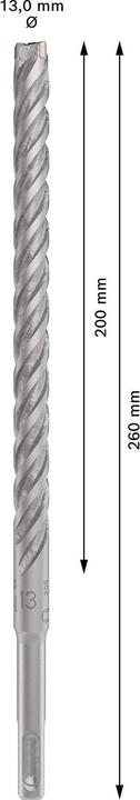 Produktbild DIY PRO SDS plus-5X Hammerbohrer, 13 x 200 x 260 mm (13 Millimeter)