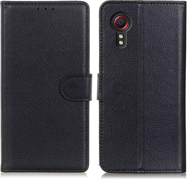 Actual product image MU Classic Litchi Leather Bookcover Series (Samsung Galaxy Xcover 7)