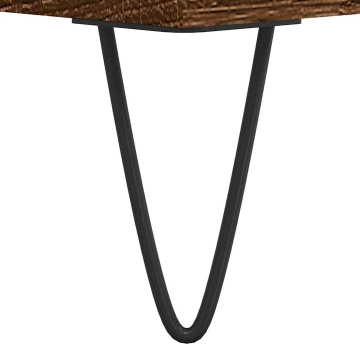 Actual product image VidaXL Badschrank Braun Eichen-Optik 58x33x60 cm Holzwerkstoff (58 x 33 x 60 cm)
