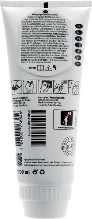 Image du produit Bosch Hausgeräte Reinigungsgel für Backöfen