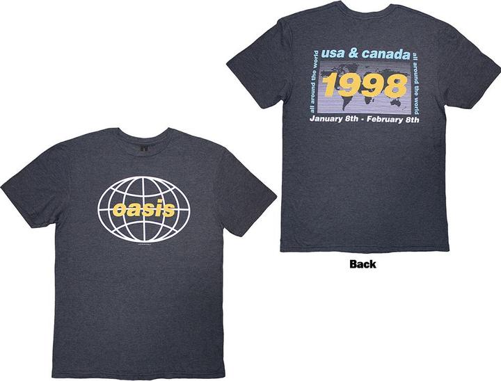 Oasis 1998 World Tour - USA-Canada Back Print