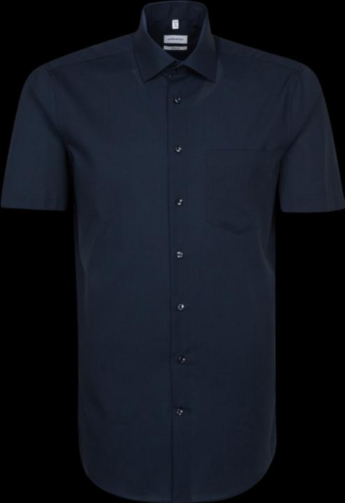 Seidensticker Hemd 1/2 Modern Kent Bügelfrei dark blue