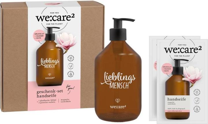 we:care2 Geschenk-Set, Handseifen-Granulat, Lieblingsmensch