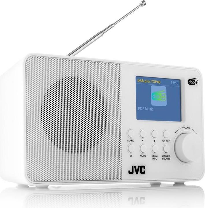 Image du produit JVC Radio DAB RA-E611W-DAB blanc (FM, DAB+ DAB)
