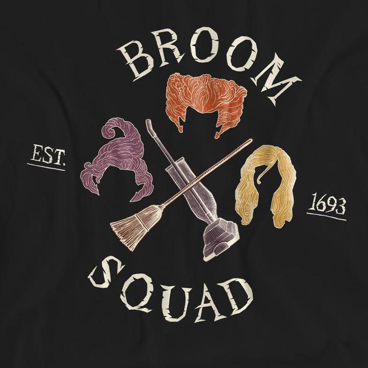 Actual product image Universal Textiles Unisex Adult Broom Squad Sanderson Sisters T-Shirt (M)