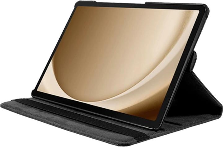 Produktbild Just in Case Pu-Leder Rotating 360 Book Hülle Schwarz Samsung Galaxy Tab A9+ (Galaxy Tab A9+)