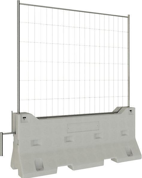 Image du produit kaiserkraft Barrière en béton avec clôture mobile