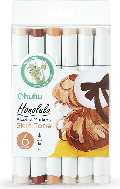 Image du produit Ohuhu Marqueurs d'art Honolulu (Multicolore, 6 x)
