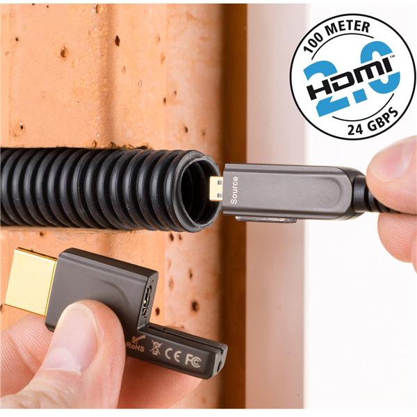 Produktbild Inakustik HDMI (Typ A)| micro HDMI (Typ D) — DVI| micro HDMI (Typ D) (30 m, HDMI, DVI)