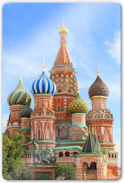 Image du produit Trenddeko Cathédrale Saint-Basile de Moscou (40 x 60 cm)