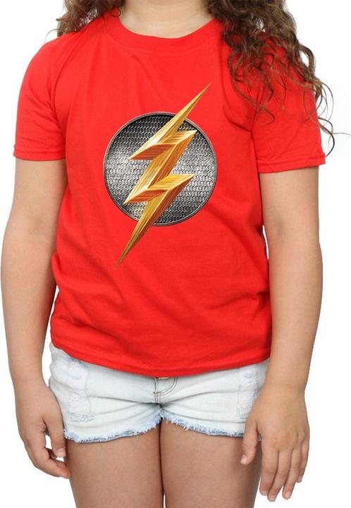 Immagine prodotto Justice League Movie Flash Emblem Maglietta Ragazze (116)