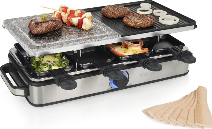 Actual product image Princess Raclette 8 Stone and Grill Deluxe