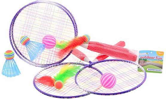 Produktbild Johntoy Badmintonset Outdoor Fun 5 Stück