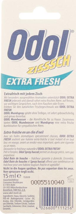 Immagine prodotto Odol Spray per la bocca Extra Fresh (15 ml, Spray per bocca)