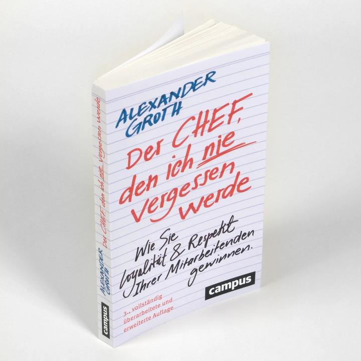 Actual product image Der Chef, den ich nie vergessen werde (German, Alexander Groth, 2023)