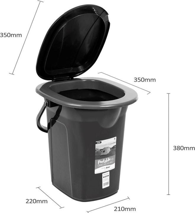 Immagine prodotto Greenblue Toilette portatile arancione verde scuro (GB320GO)