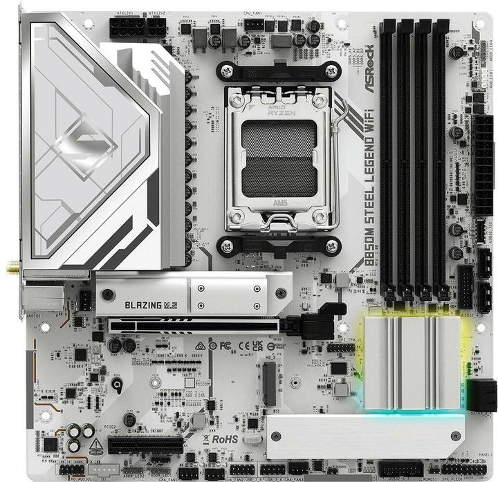 AsRock B850M Steel Legend WiFi (AM5, AMD B850, mATX)