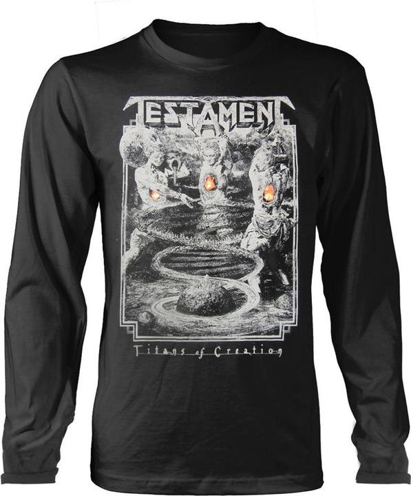 Actual product image Testament Adult Titans Of Creation Europe 2020 Tour TShirt (S)