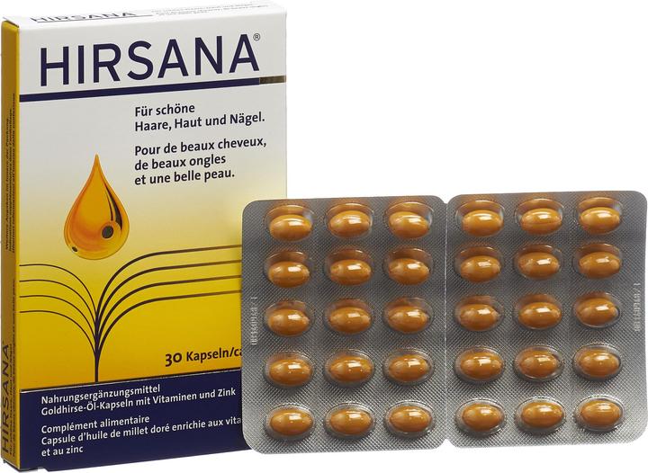 Actual product image Hirsana Golden millet oil (30 Piece, Capsules, 60 g)