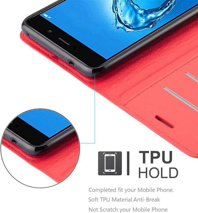 Actual product image Cadorabo Book with stand function cover (Huawei Enjoy 7 Plus)