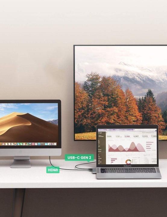 Actual product image Ugreen 5 in 2 -C Hub (USB-C, 5 Ports)