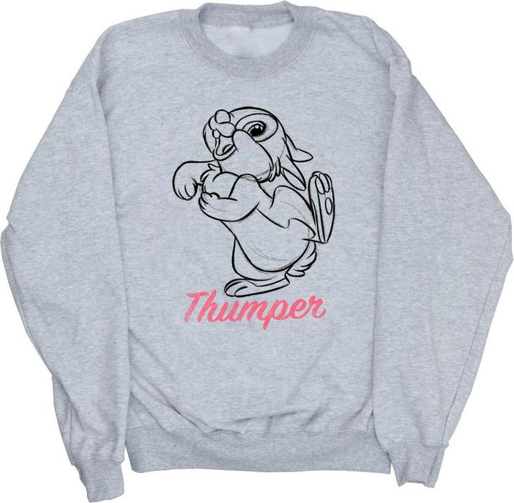 Produktbild Disney Bambi Thumper Line Drawing Sweatshirt Mädchen (140, 146)